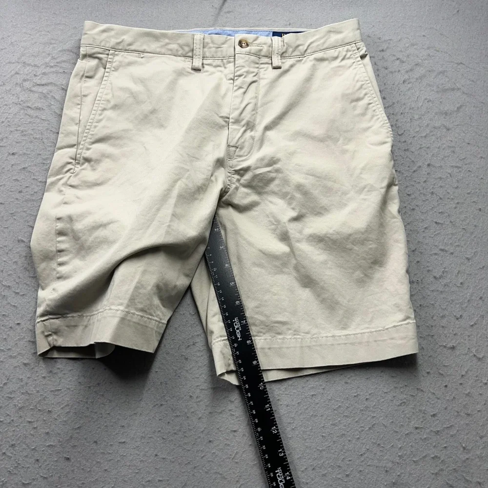 Polo Ralph Lauren Stretch Classic Fit Chino Shorts Khaki Tan Mens 30